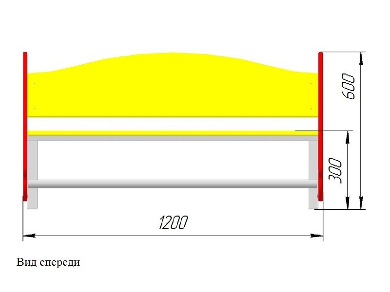 МФ-32.08 Лавочка детская